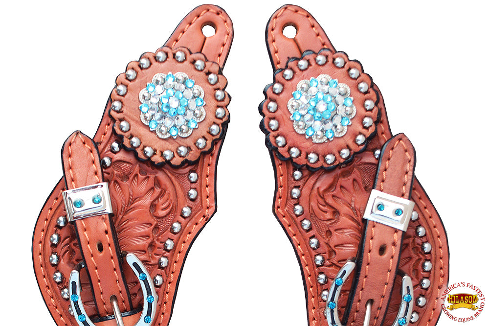 Hilason Western Style Men & Womens Spur Straps for Horse Riding, Barrel Racing,Show,and Rodeo