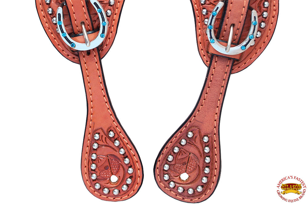 Hilason Western Style Men & Womens Spur Straps for Horse Riding, Barrel Racing,Show,and Rodeo