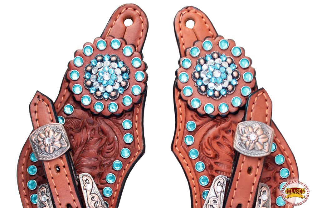 Hilason Western Style Men & Womens Spur Straps for Horse Riding, Barrel Racing,Show,and Rodeo