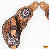 Hilason Western Style Men & Womens Spur Straps for Horse Riding, Barrel Racing,Show,and Rodeo