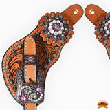 Hilason Western Style Men & Womens Spur Straps for Horse Riding, Barrel Racing,Show,and Rodeo