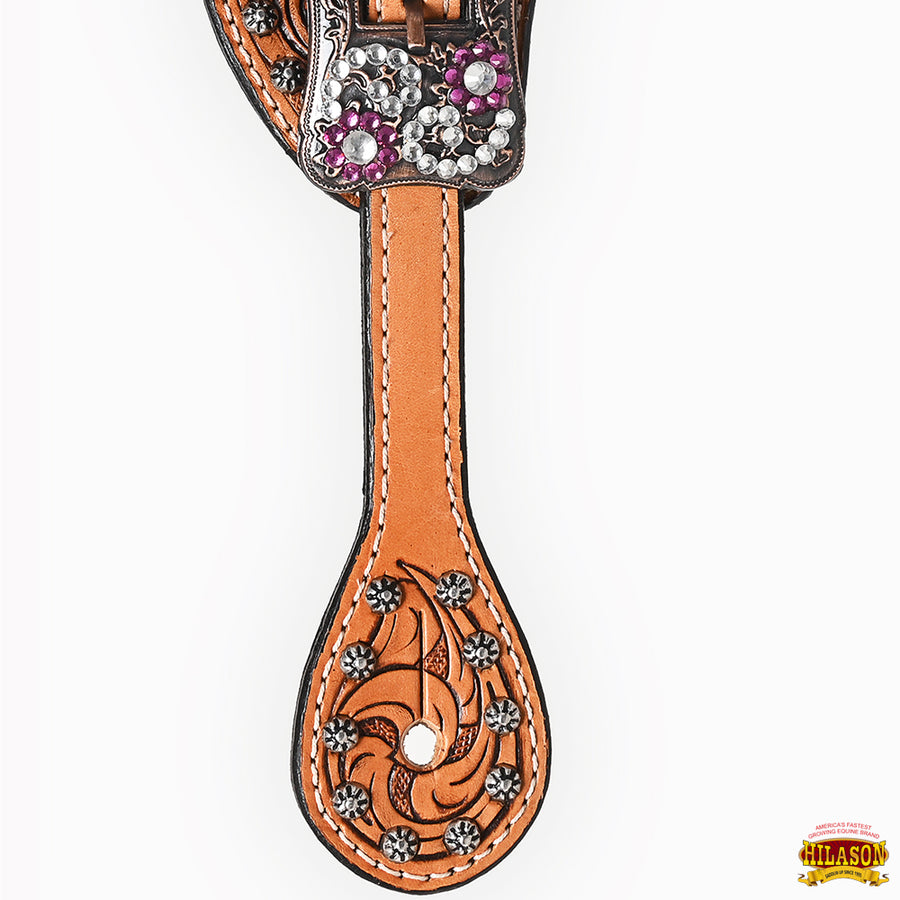 Hilason Western Style Men & Womens Spur Straps for Horse Riding, Barrel Racing,Show,and Rodeo