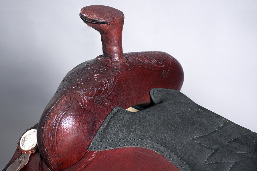 16" Western Horse Ranch Roping Saddle American Leather Hilason Tack