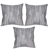 Hilason Cowhide Leather Hair-On Patchwork Cushion Pillow Cover