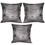 Hilason  Cowhide Leather Hair-On Patchwork Cushion Pillow Cover