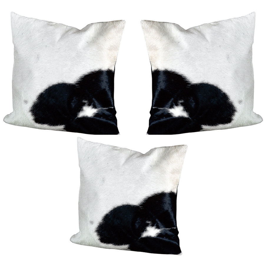 Black and white cowhide pillow cover - Uhorse