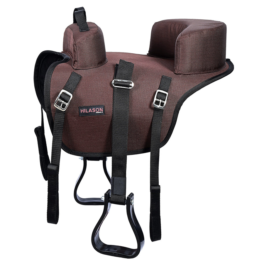 Hilason Buddy Child Seat For Horse Saddle Riding Brown - Uhorse