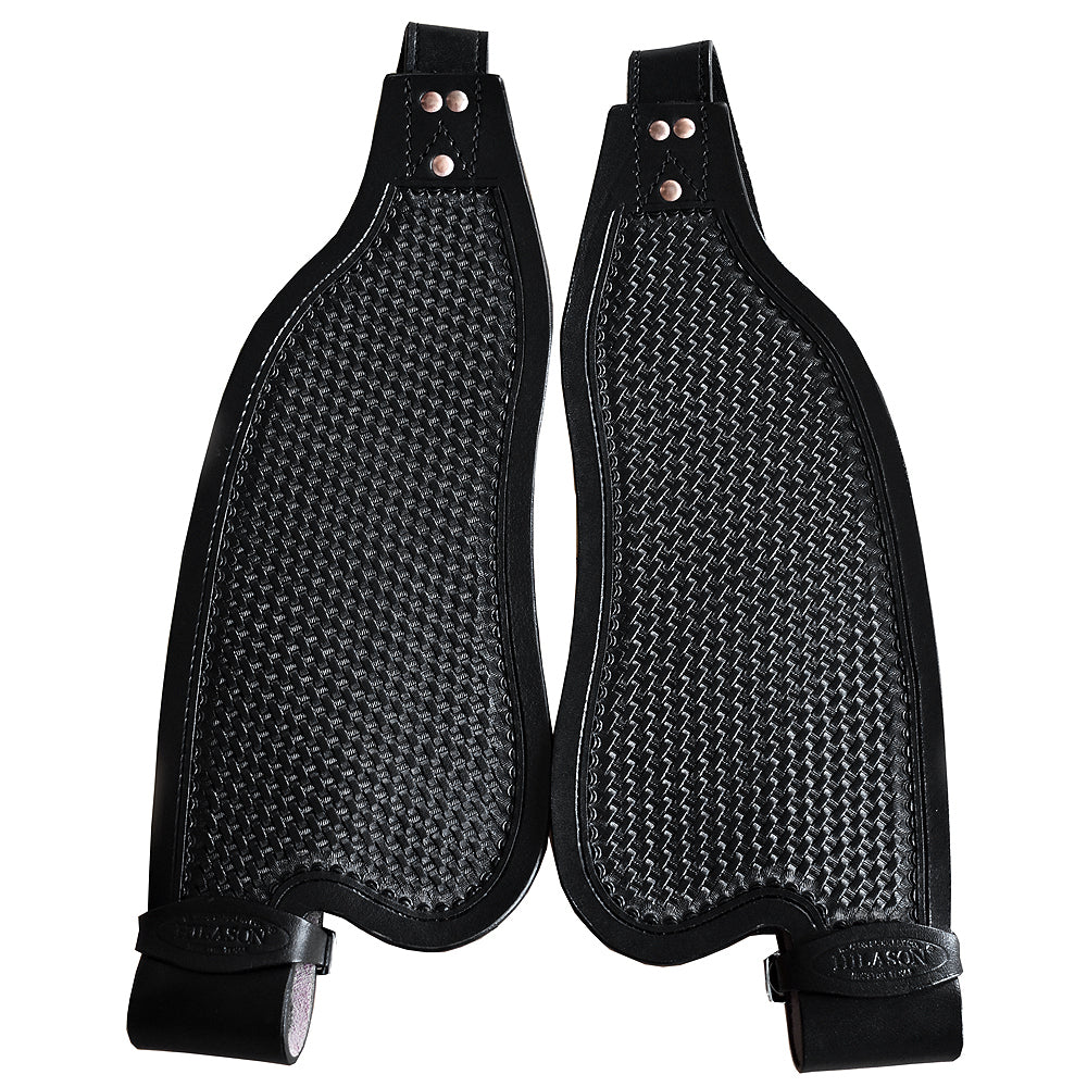 Hilason Hand Tool Leather Saddle Replacement Fender Pair Hobble Strap