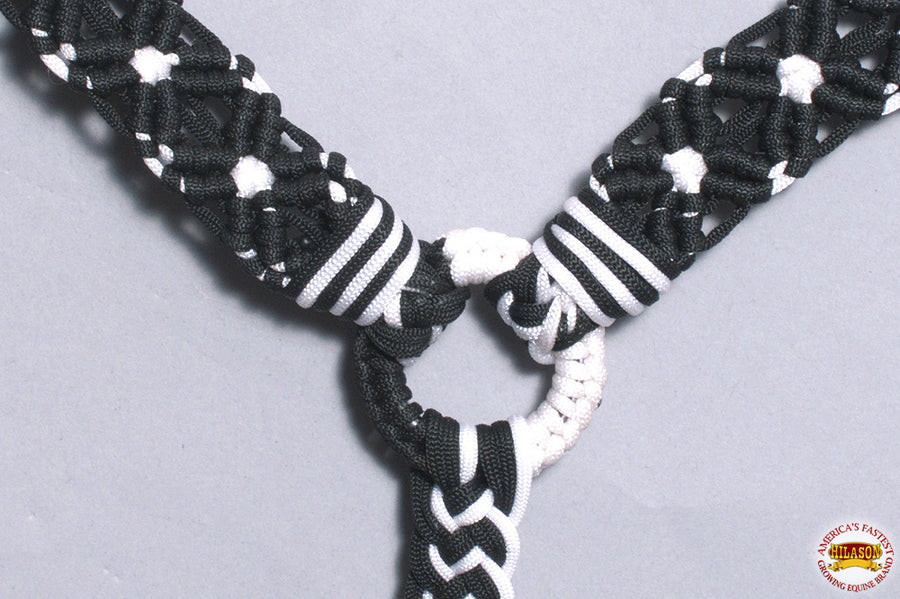 Hilason Horse Woven Breast Collar Flat Braided Paracord