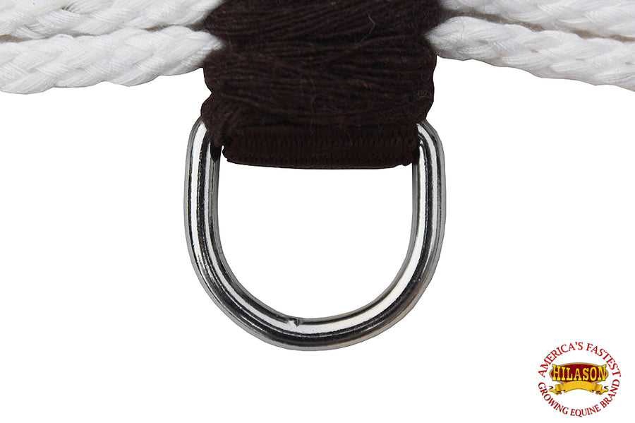 HILASON Horse Tack White Rayon Cinch 36 Inch | Girth for Horses Western Saddle Stylish