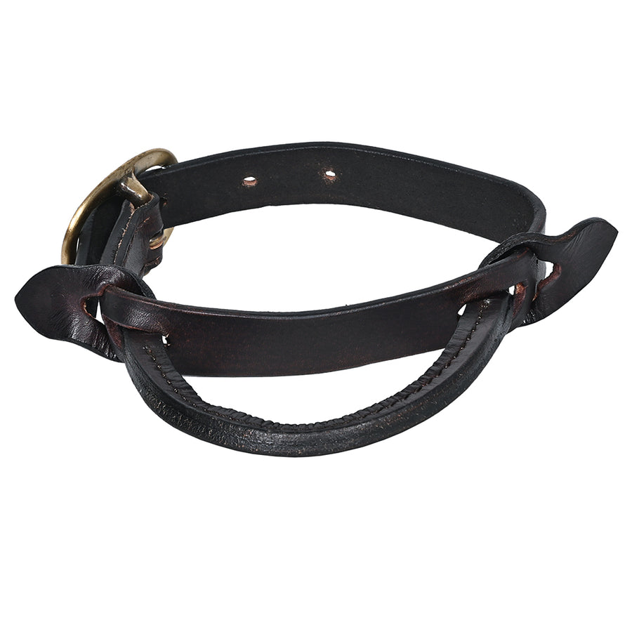 HILASON Horse Saddle Safety Leather Night Latch Adjustable Handle | Horseback Riding Security Equestrian