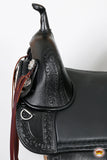 Western Horse Saddle Hilason Treeless Trail American Leather