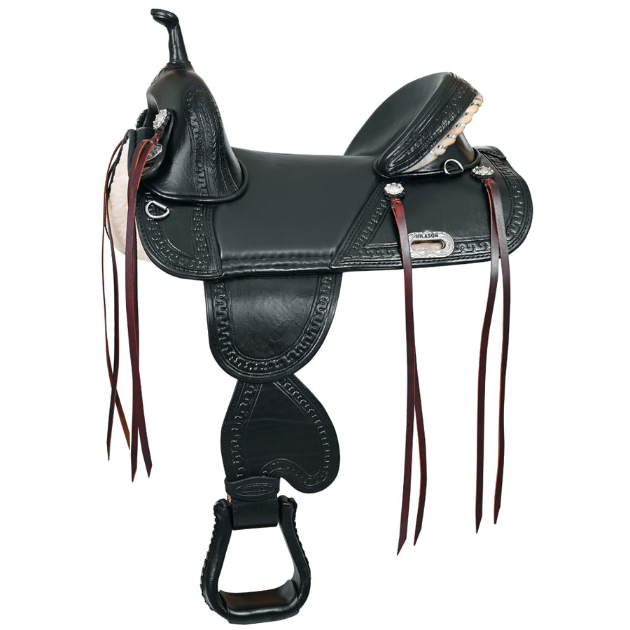 HILASON Western Horse Saddle Treeless Trail Endurance American Leather | for Horses - Uhorse