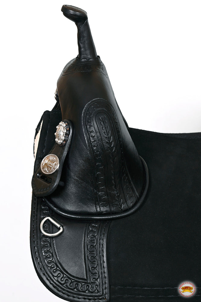 Hilason Western Horse Saddle Treeless Trail Racing Genuine American Leather