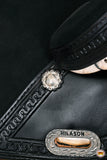 Hilason Western Horse Saddle Treeless Trail Racing Genuine American Leather