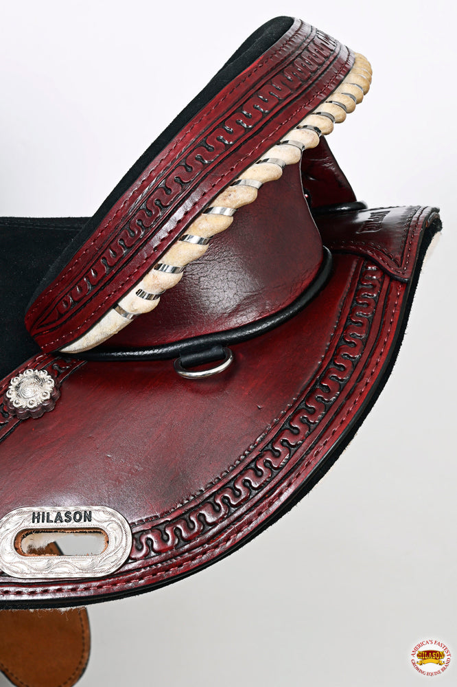 HILASON Western Horse Saddle Treeless Trail Genuine American | for Horses Leather