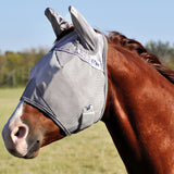 Foal Cashel Crusader Standard Mule Donkey Fly Mask W/ Ears Grey