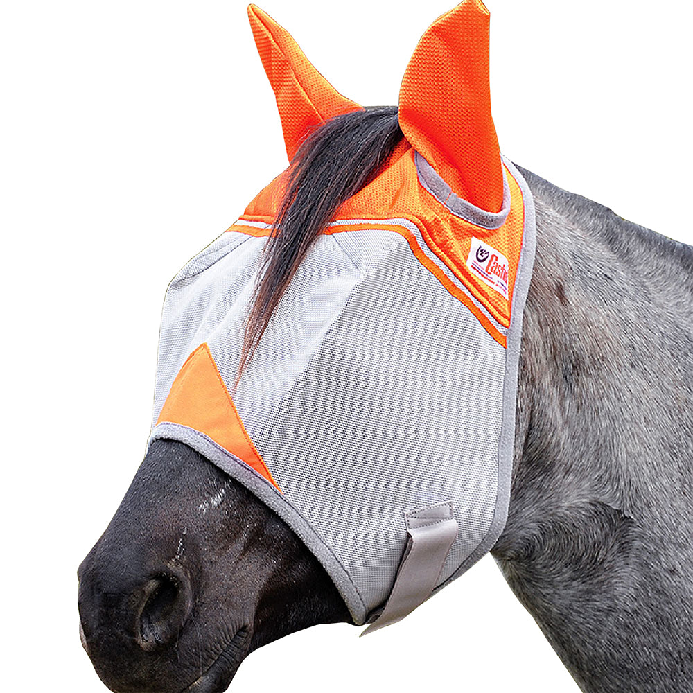 Warmblood Cashel Crusader Standard Horse Fly Mask W/ Ears Nose