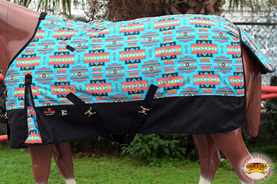HILASON 1200D Turnout Light Winter Waterproof Rain Sheet Horse | Sheets for Horses