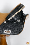 Hilason Western Horse Treeless Trail Barrel American Leather Saddle