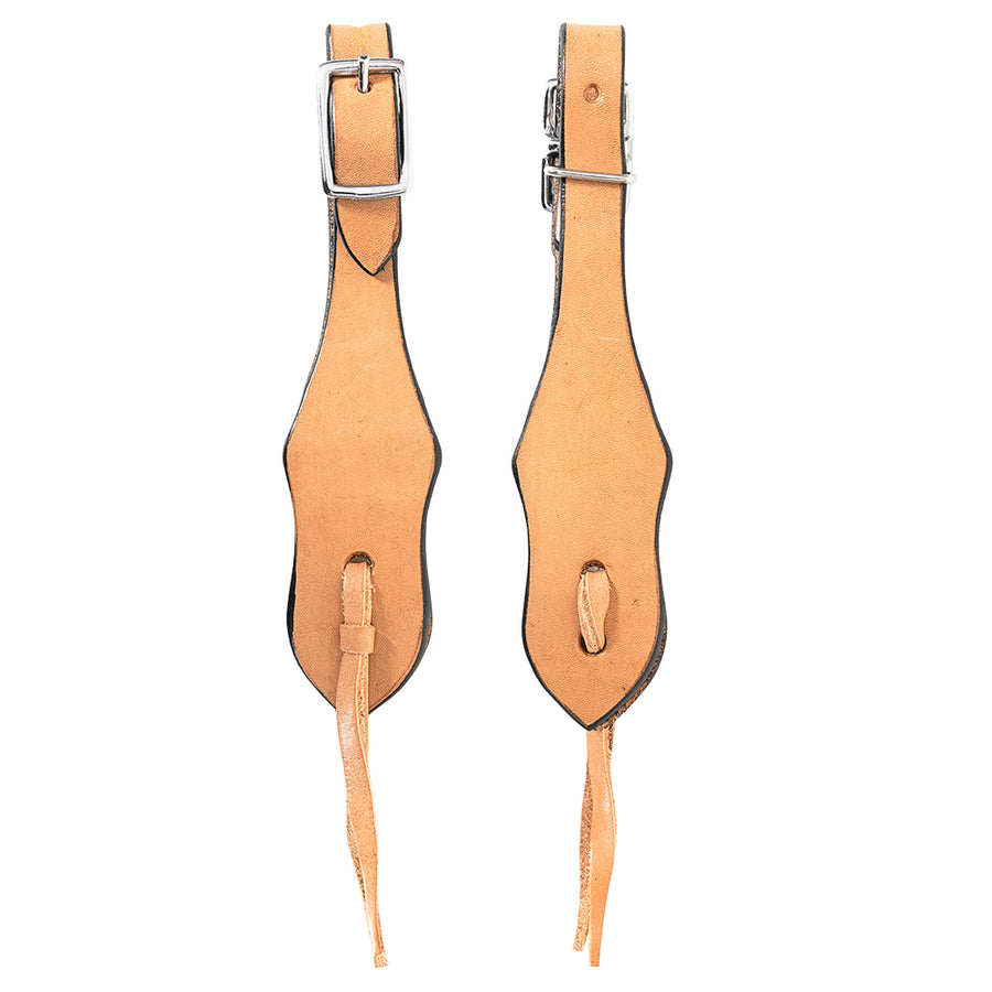 Hilason Slobber Straps Quick Change Buckle For Rein-Water Loops Ties Tan - Uhorse