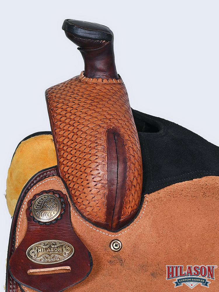Western Horse Saddle American Leather Ranch Roping Cowboy Hilason