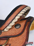 Western Horse Saddle American Leather Ranch Roping Cowboy Hilason