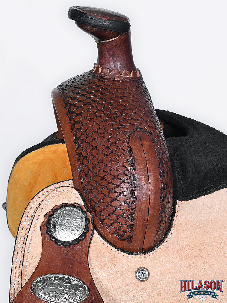Western Horse Saddle American Leather Ranch Roping Cowboy Hilason