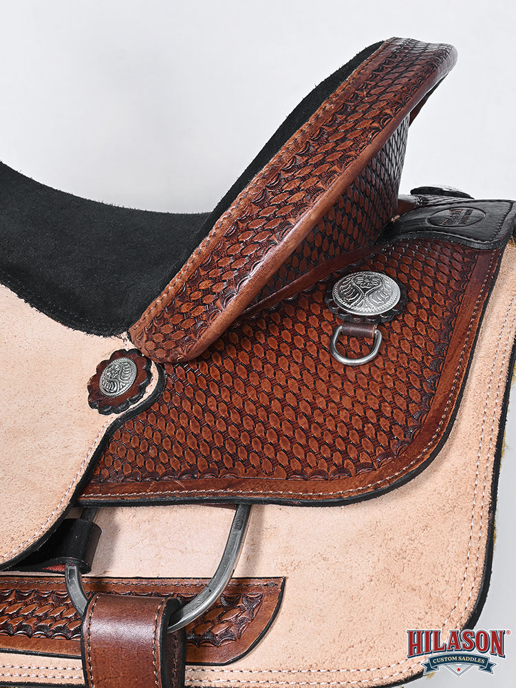 Western Horse Saddle American Leather Ranch Roping Cowboy Hilason