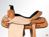 Western Horse Saddle American Leather Basketweave Ranch Roping Cowboy Hilason