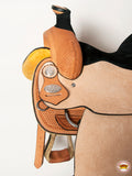 Western Horse Saddle American Leather Basketweave Ranch Roping Cowboy Hilason