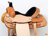 Western Horse Saddle American Leather Ranch Roping Cowboy Hilason