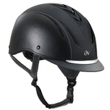 Small Medium Ovation Z-8 Elite Ii Adjustable Horse Riding Helmet Black Leather