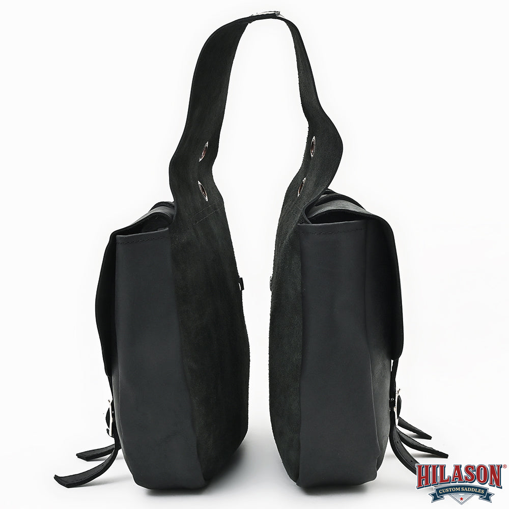 HILASON Western Leather Horse Saddle Bag For Trail