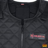 Bull Riding Vest Hilason Black Bull Pro Rodeo Cordura Large