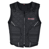 Bull Riding Vest Hilason Black Bull Pro Rodeo Cordura Large
