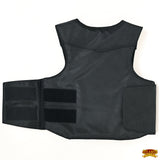 Bull Riding Vest Hilason Kids Junior Youth Black Pro Rodeo Cordura