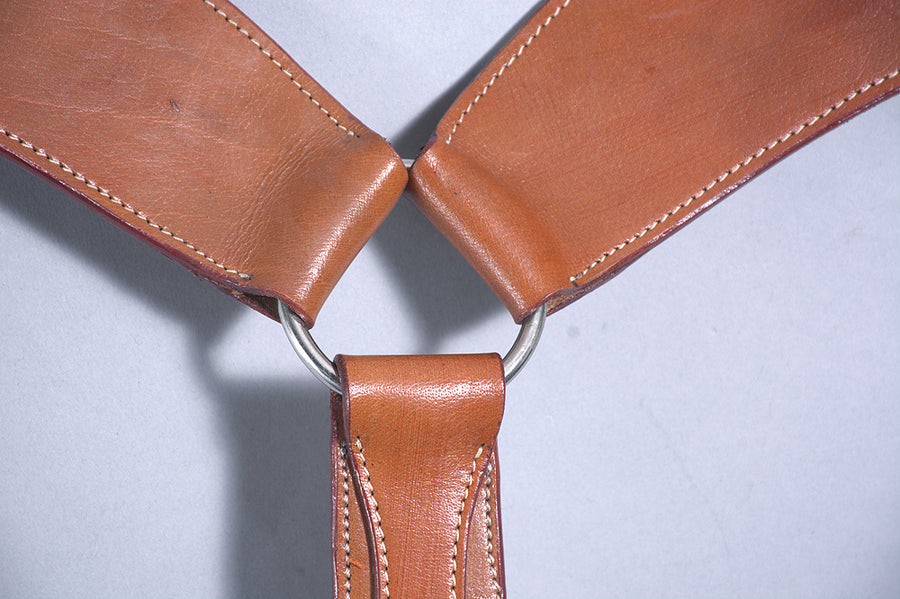 Western Horse Breast Collar Leather Tan Comfytack