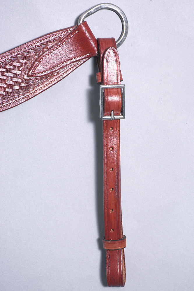Western Horse Breast Collar Leather Mahogany Comfytack