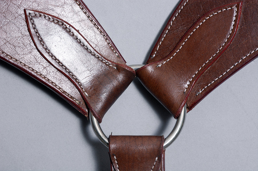 Western Horse Breast Collar Leather Brown Comfytack
