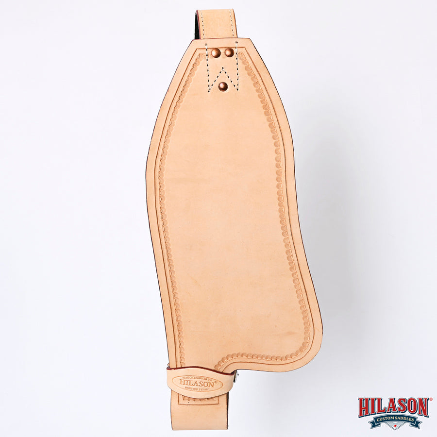 Hilason Leather Saddle Replacement Fender Pair with Hobble Straps, Genuine Skirting Leather Stirrup Leathers, 2 Inch Wide