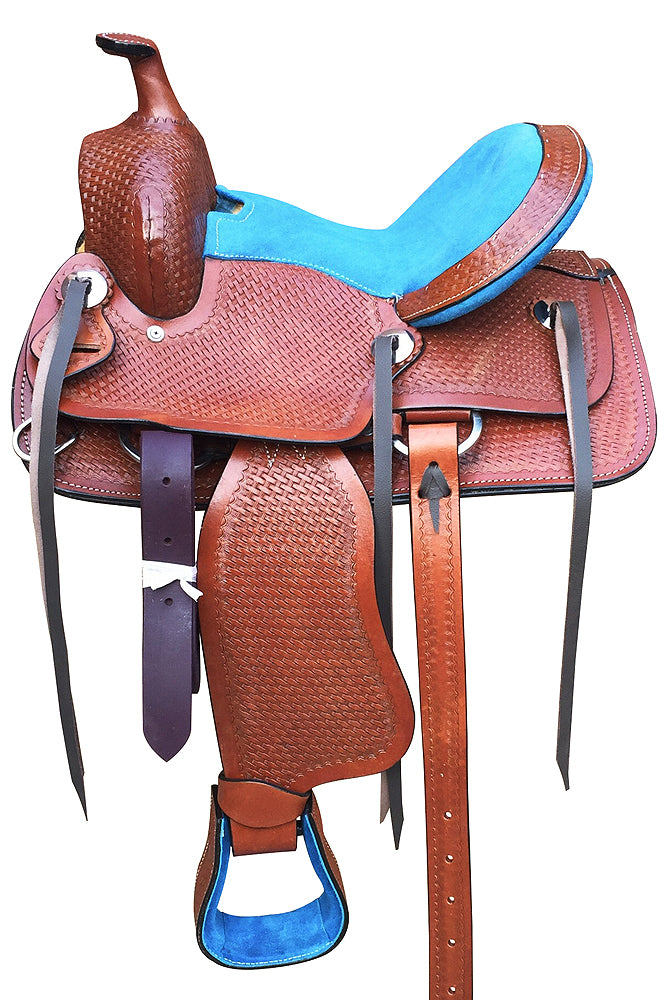 12 In Western Horse Saddle Ranch Trail Youth Child Pleasure Leather