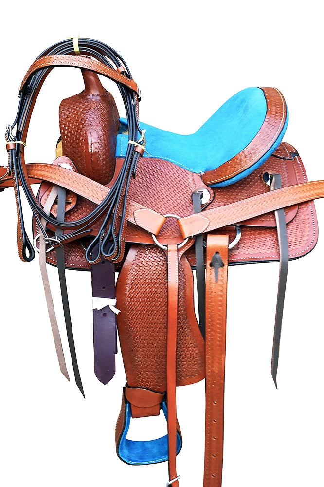 12 In Western Horse Saddle Ranch Trail Youth Child Pleasure Leather