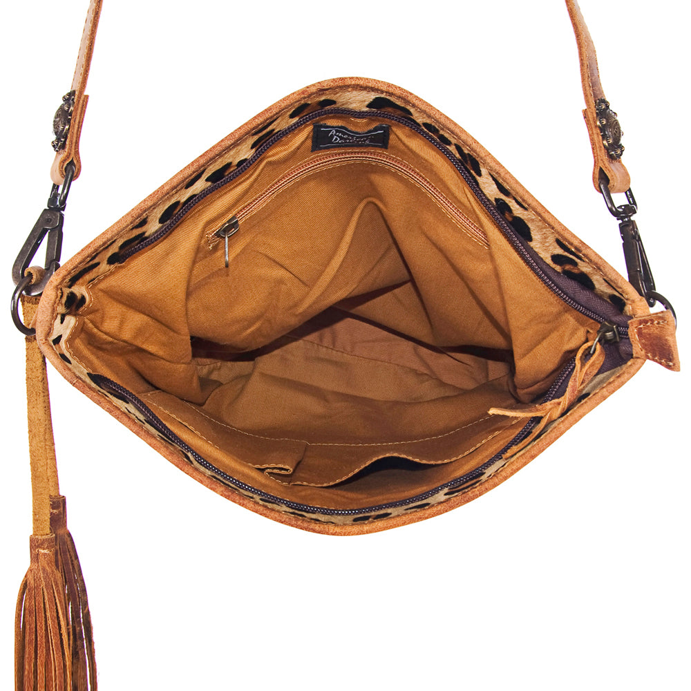 American Darling Small Crossbody Hair-On Genuine Leather women bag western handbag purse