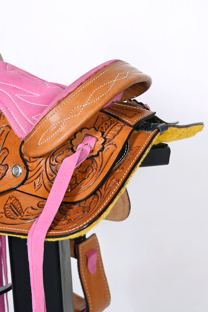 Comfytack Kids Youth Children Miniature Pony Saddle Leather Pleasure Western