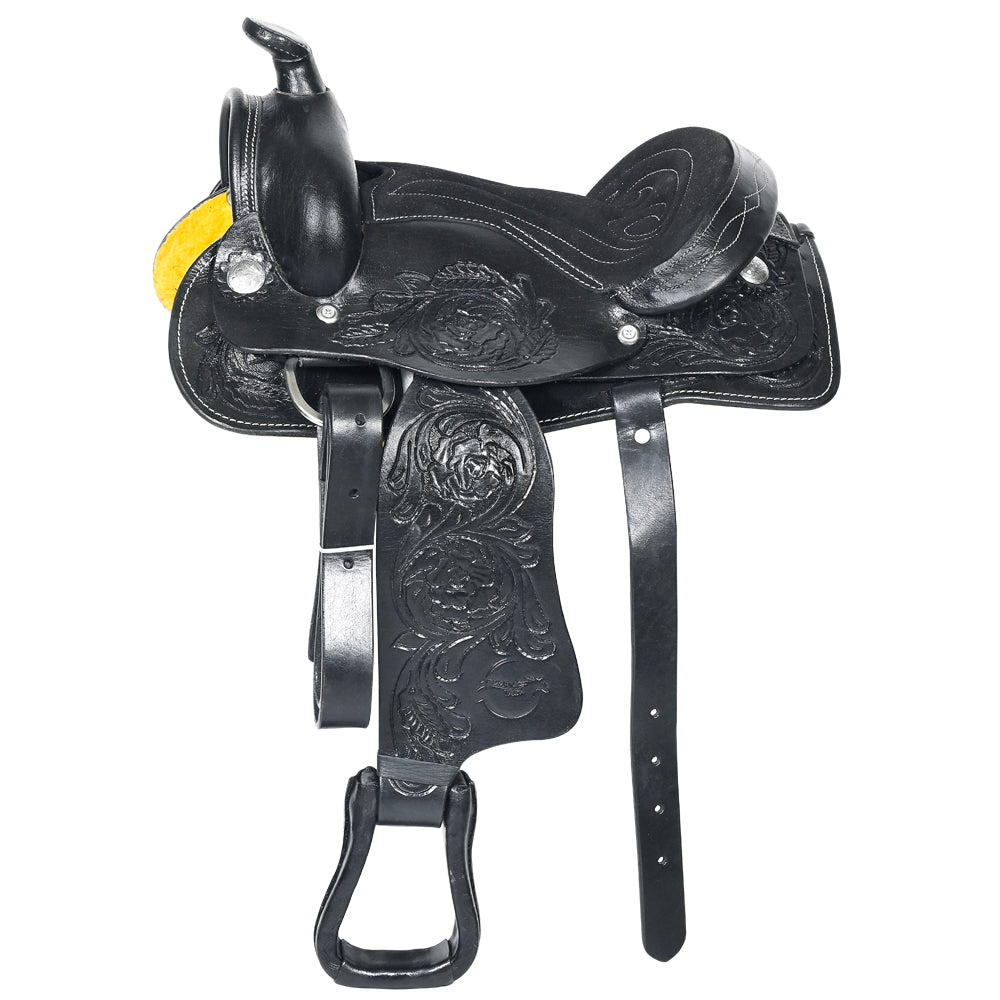 Comfytack Kids Youth Children Miniature Pony Saddle Leather Western Toddler