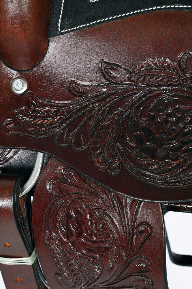 Comfytack Kids Youth Children Miniature Pony Saddle Leather Western Toddler