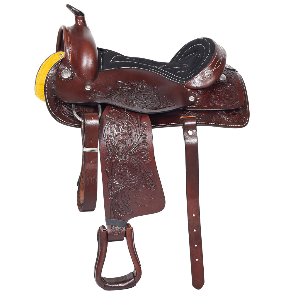 Comfytack Kids Youth Children Miniature Pony Saddle Leather Western Toddler