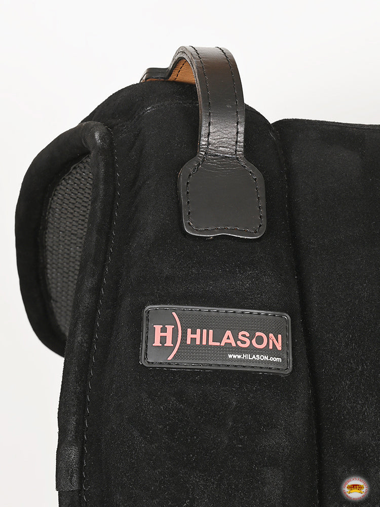 Hilason Horse Bareback Saddle Pad Anti Slip Base Suede Leather
