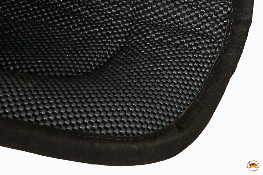 Hilason Horse Bareback Saddle Pad Anti Slip Base Suede Leather